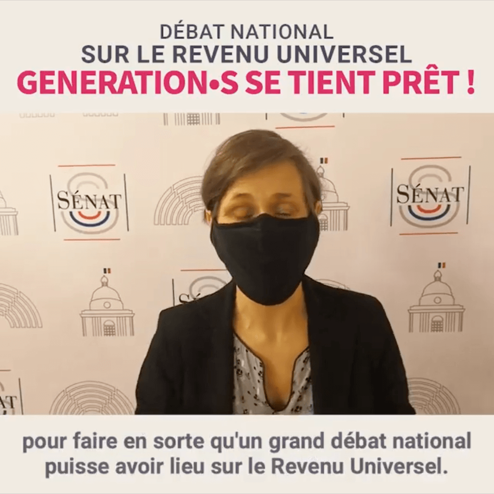 Visuel Débat national sur le Revenu Universel : Génération.s se tient prêt !