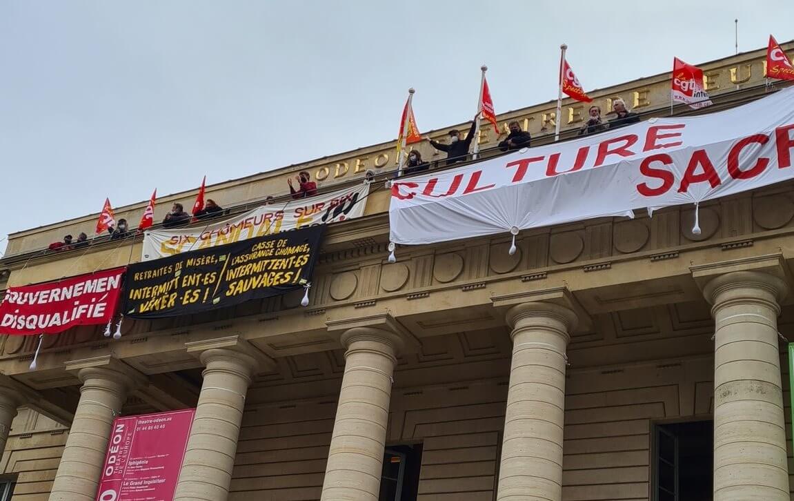 Visuel Occupation du théâtre Odéon, une lutte d’intérêt général !