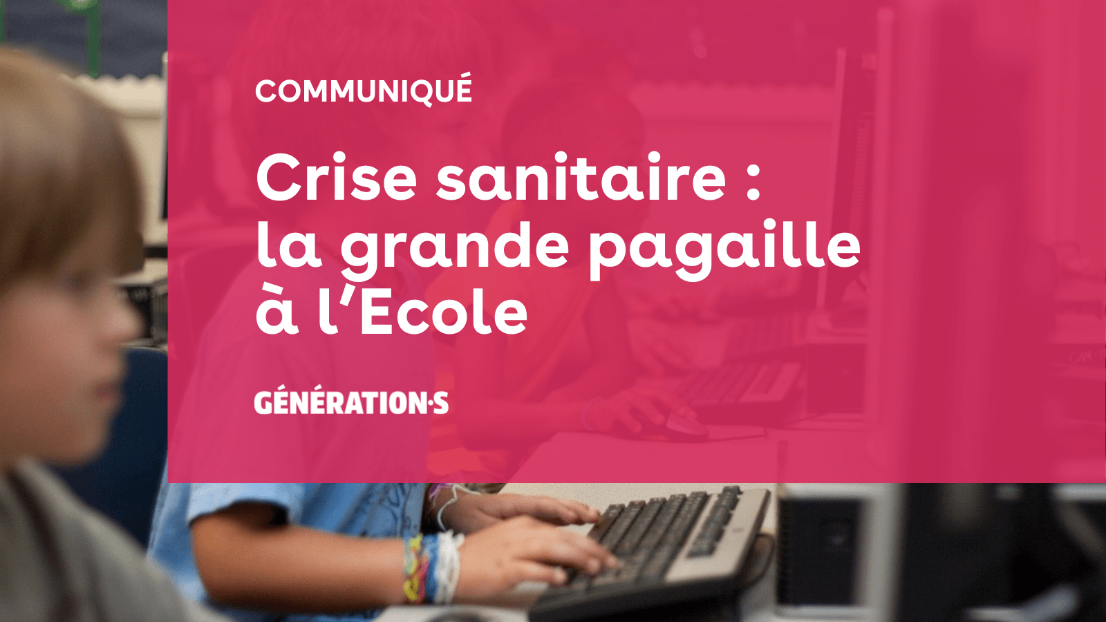 Visuel Crise sanitaire : la grande pagaille à l’Ecole