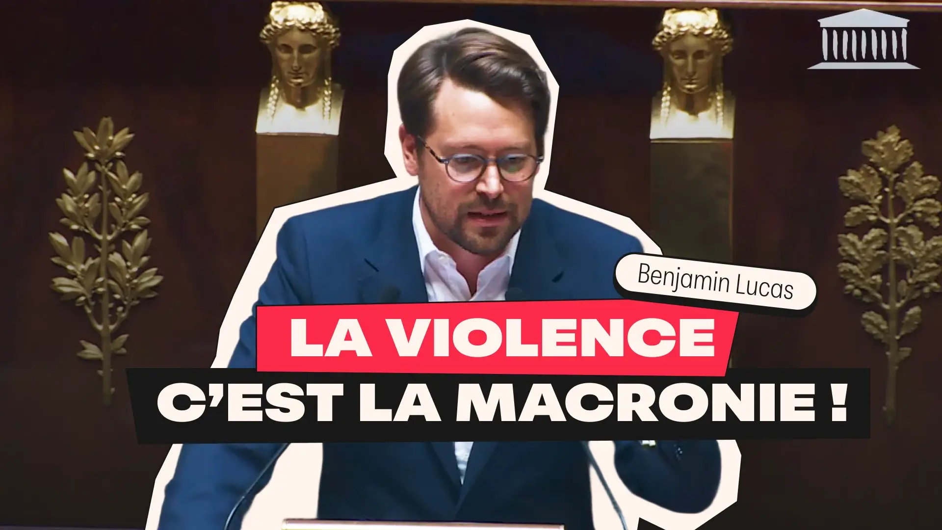 Visuel La Macronie, c’est la violence
