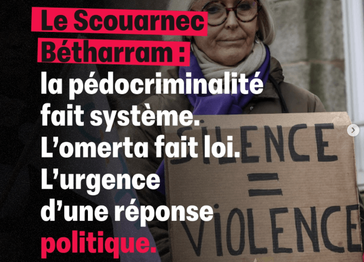 Visuel Le Scouarnec, Bétharram : la pédocriminalité fait système, l’omerta fait loi, l’urgence d’une réponse politique 