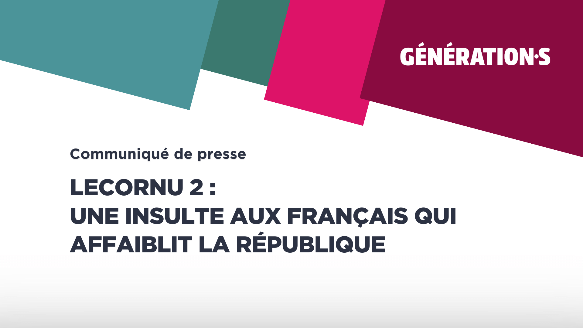 Visuel Lecornu 2 : une insulte aux français qui affaiblit la République