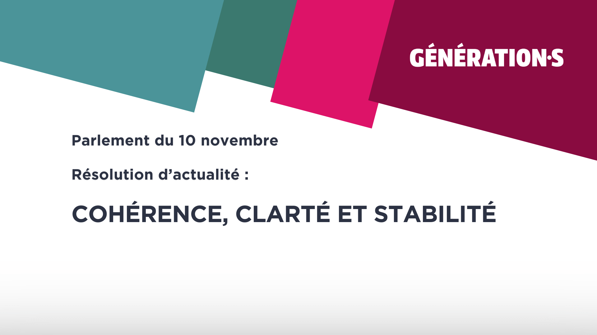 Visuel Cohérence, clarté et stabilité — Résolution d’actualité