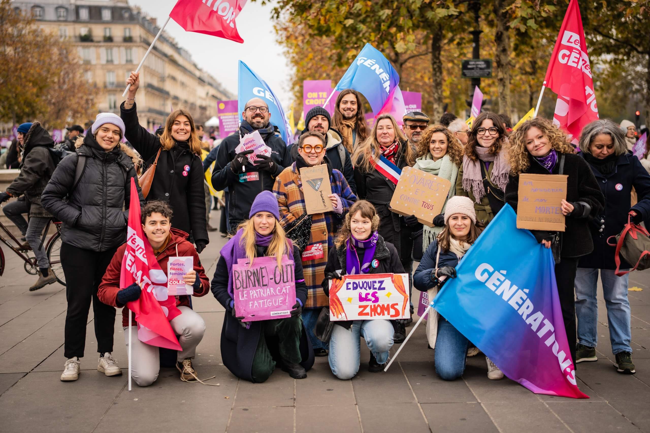 Visuel Face aux violences de genre le combat continue plus que jamais ! 