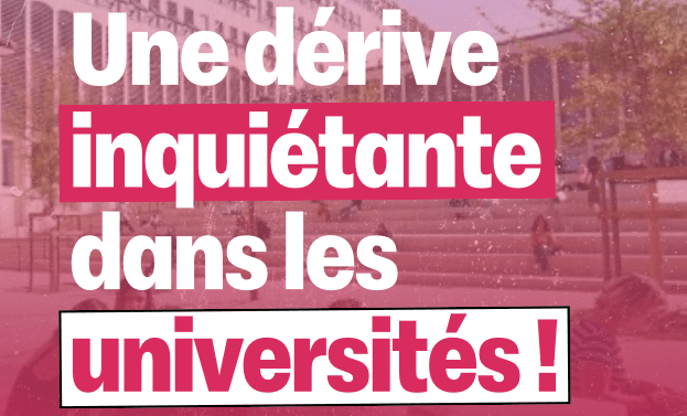 Visuel Une dérive inquiétante dans l’enseignement supérieur !