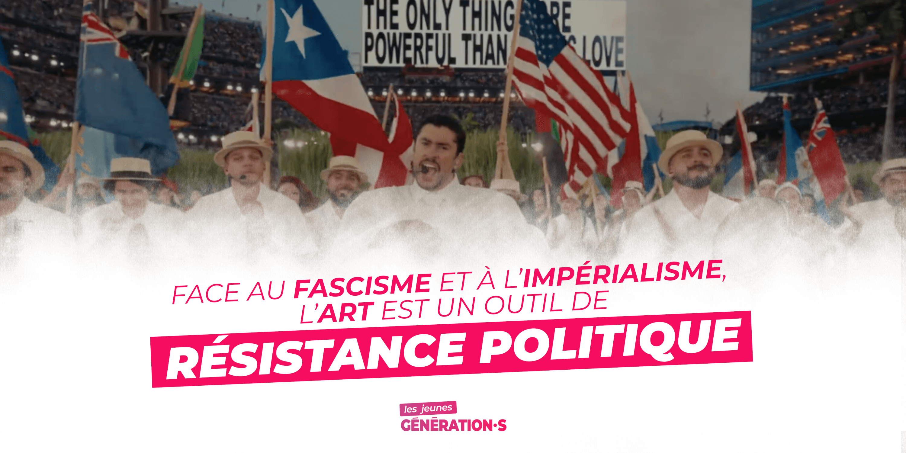 Visuel Face au fascisme et à l’impérialisme, l’art est un outil de résistance politique