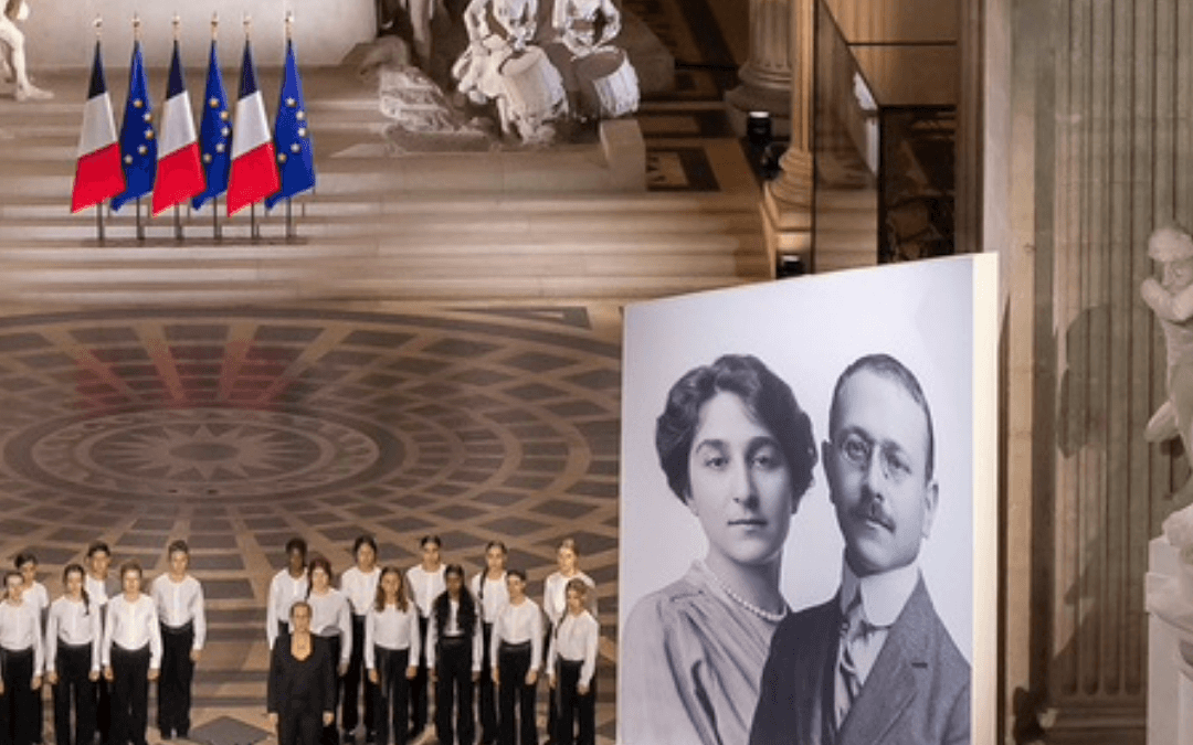 Visuel Panthéonisation de Marc et Simonne Bloch