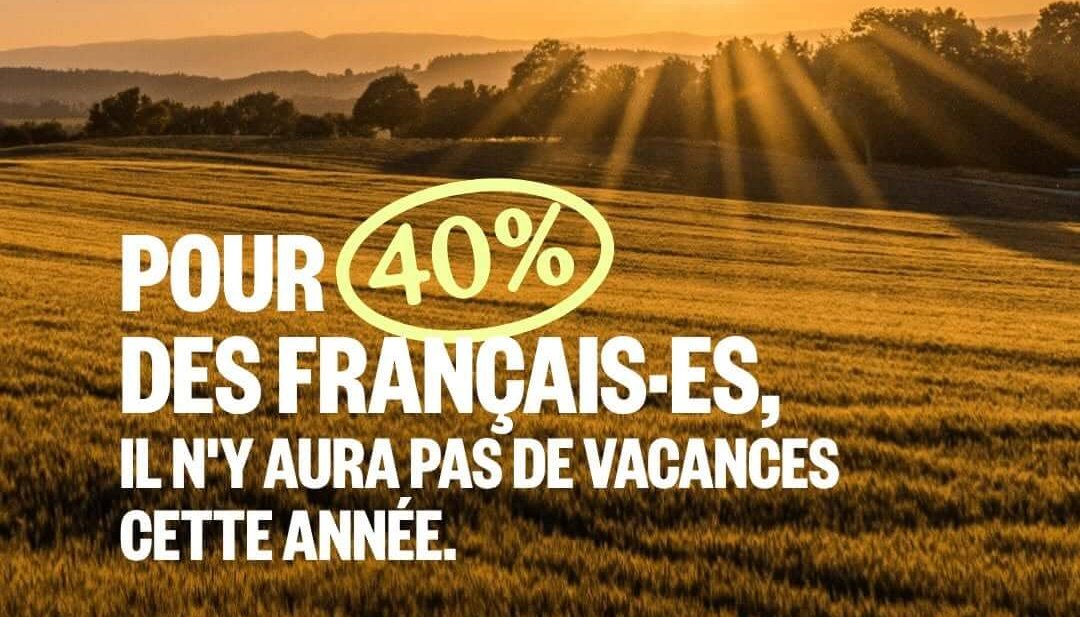 Visuel Pour un droit universel aux vacances !
